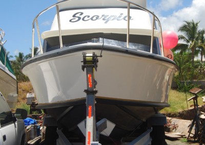 Scorpio power boat